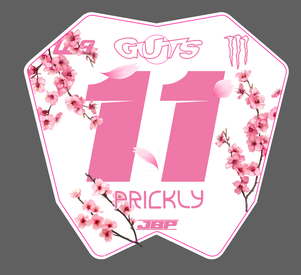 ETM RTR Cherry Blossom Front Plate Decal