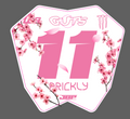ETM RTR Cherry Blossom Front Plate Decal