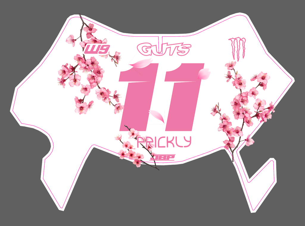 UltraBee Cherry Blossom Front Plate Decal
